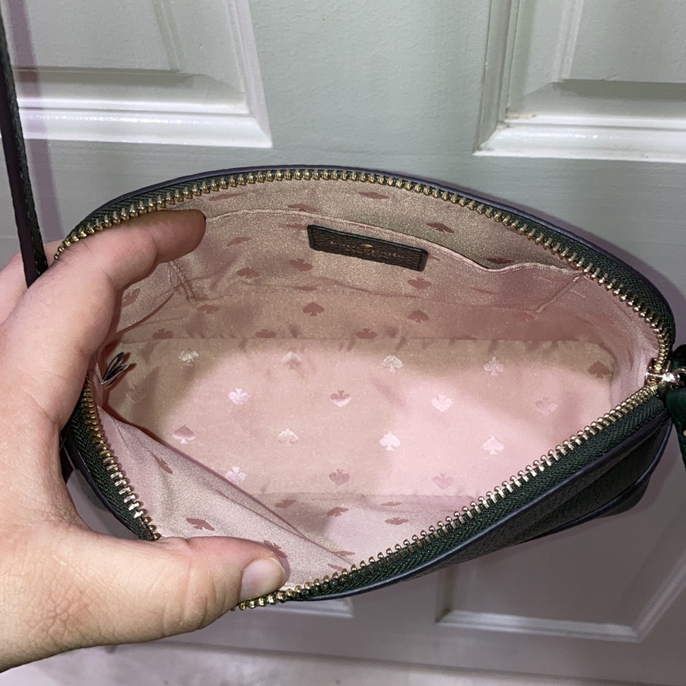 NWT Kate Spade Hanna Deep Evergreen Crossbody Purse Bag - Picture 5 of 14